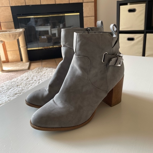 Grey Booties Size 10 - Picture 3 of 4